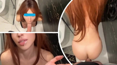 BIG Boobs Redhead Fucks Hard