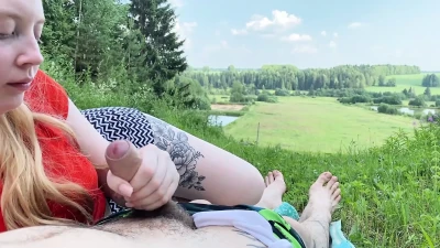 Russian Teens Fuck In Nature