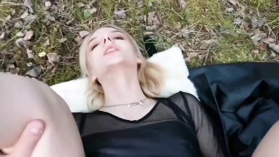 Amazing Fuck with Facial In Forest