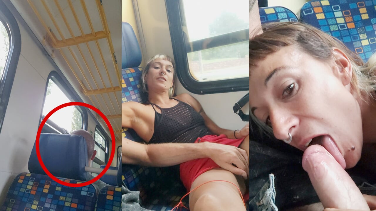 My friend masturbates me and I suck his cock travelling in a train with people - Full XXX Movies | ePornHIT.