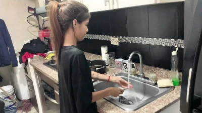 Steamy Step Sibling Teasing: Home Alone Antics